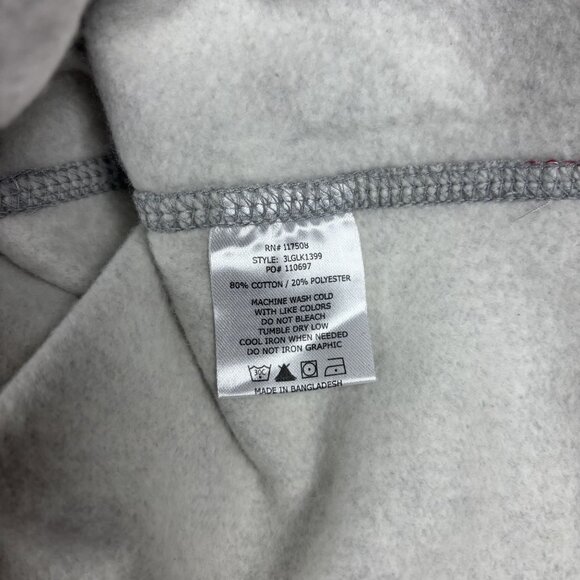 Levis Gray Hoodie With Red Logo Graphic Pullover Style   Casual Fit Size Large. - Picture 8 of 9